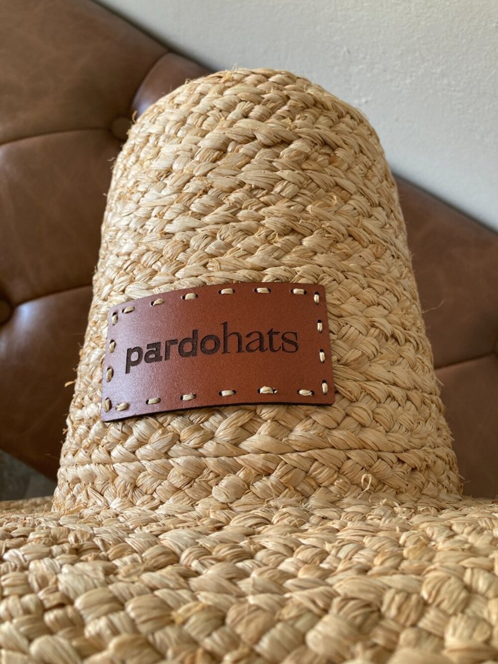 Pascua tall crown raffia hat by Pardo Hats - Picture 7 of 11